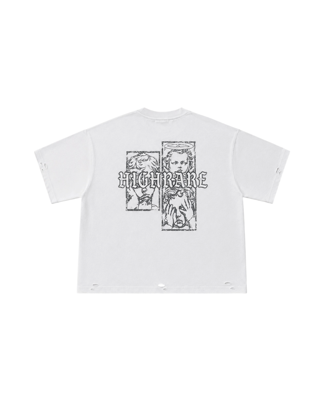 “ANGELS” WHITE SHORT SLEEVE TSHIRT