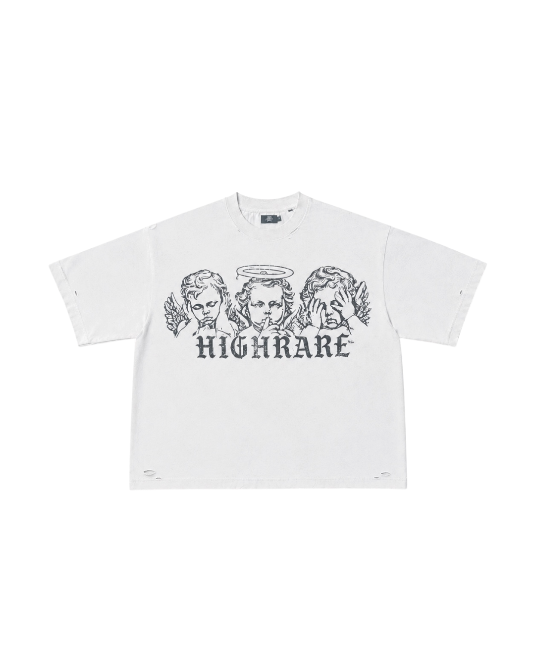 “ANGELS” WHITE SHORT SLEEVE TSHIRT